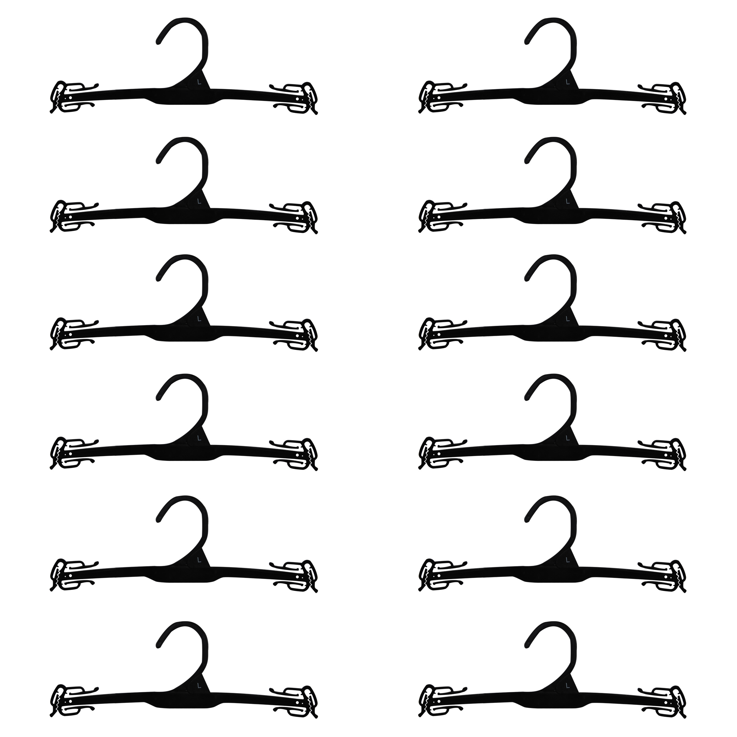چوب لباسی کد 3202 بسته 12 عددی
