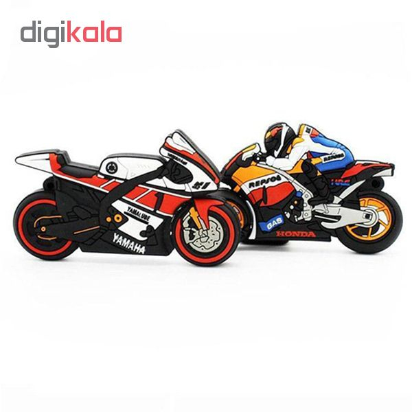 فلش مموری طرح موتور سیکلت مدل Ul-Pv-YAmah01 ظرفیت8 گیگابایت