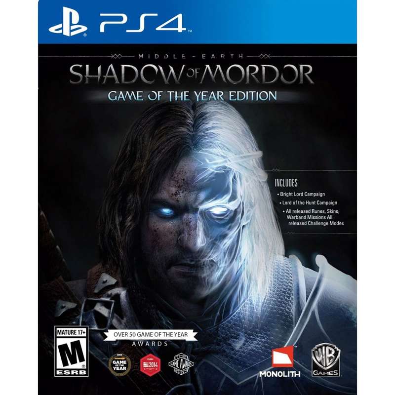 بازی Shadow of Mordor: Game of the Year Edition مخصوص PS4 بازی Shadow of Mordor: Game of the Year Edition مخصوص PS4