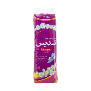 نوار بهداشتی بالدار مشبک تندیس  بسته 10 عددی