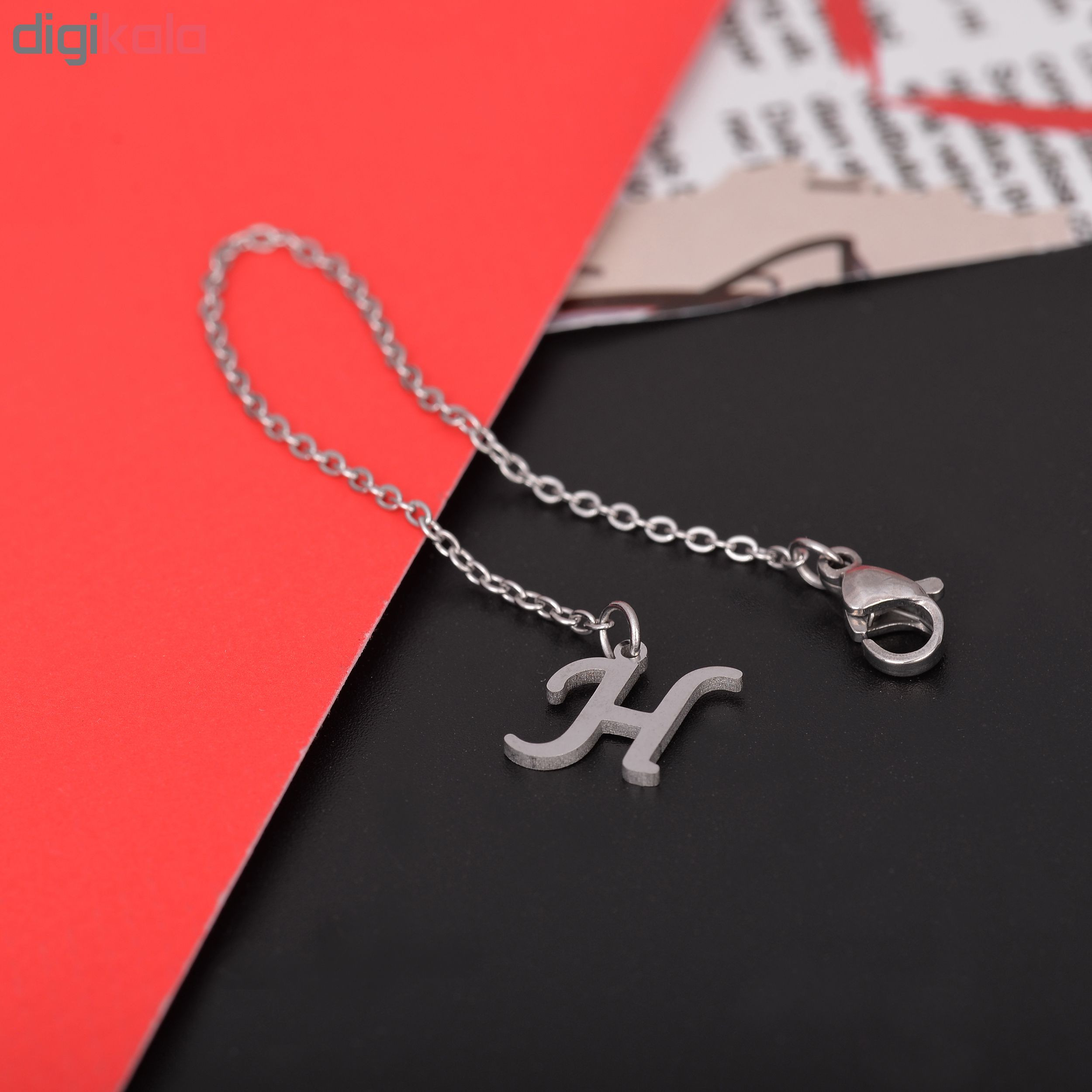 آویز ساعت زنانه طرح H کد AS1066 آویز ساعت زنانه طرح H کد AS1066