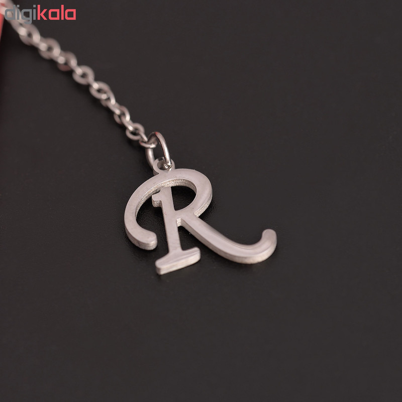 آویز ساعت زنانه طرح R کد AS1067