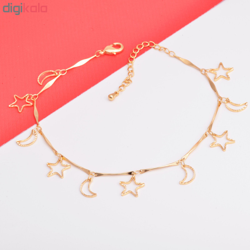 پابند زنانه طرح ماه و ستاره کد PA1116 پابند زنانه طرح ماه و ستاره کد PA1116