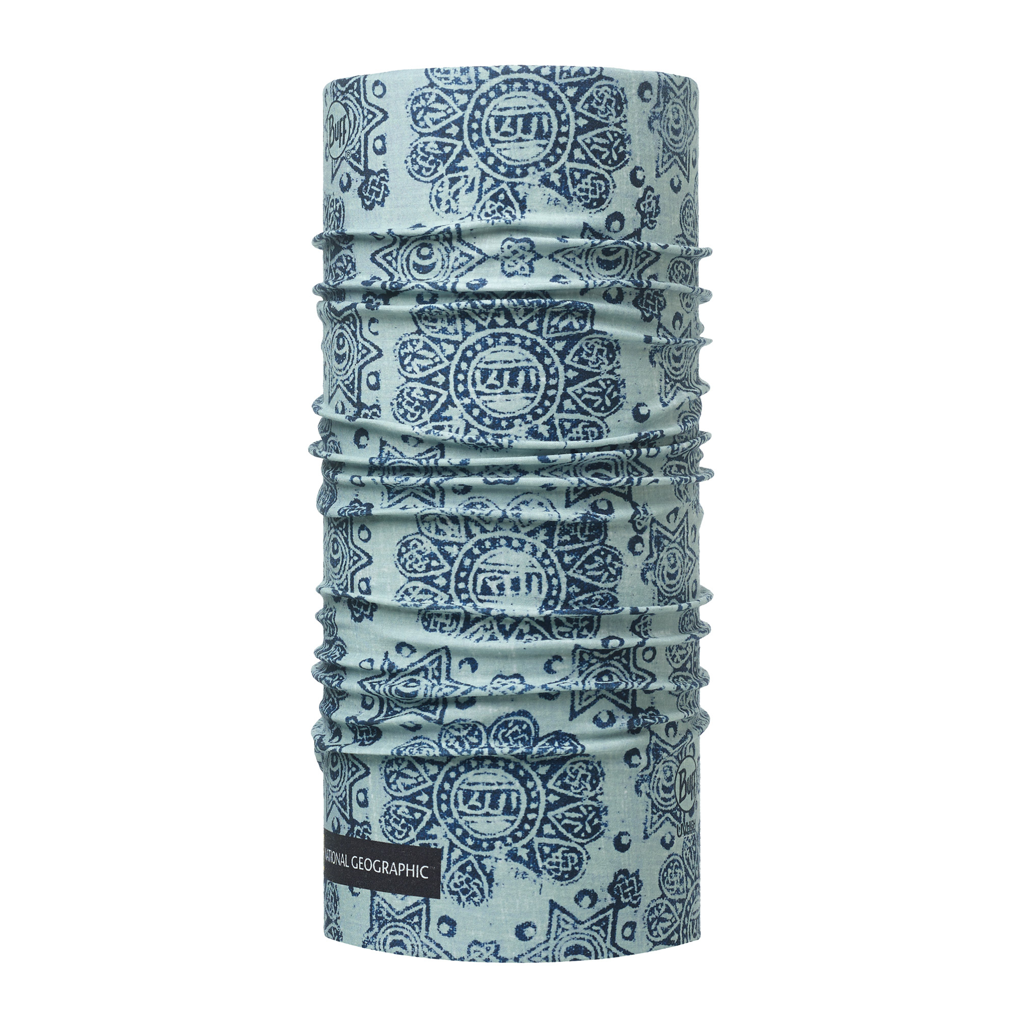 دستمال سر و گردن باف مدل Tabby Turquoise 111527-789-10