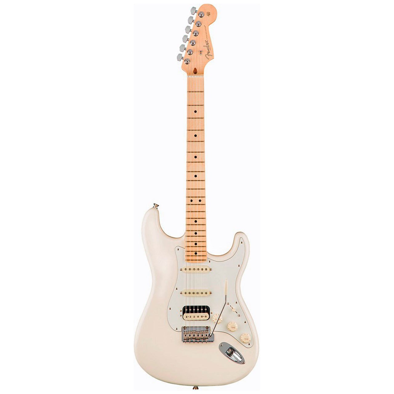 گیتار الکتریک فندر مدل American Professional Stratocaster HSS Maple Olympic White