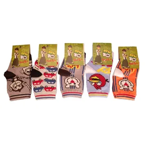 جوراب پسرانه  کد 04 مجموعه 5 عددی