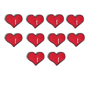 نقد و بررسی شمع وارمر طرح قلبی بسته 10 عددی توسط خریداران