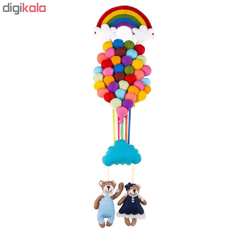 آویز اتاق کودک مدل Zoo 003 خرس