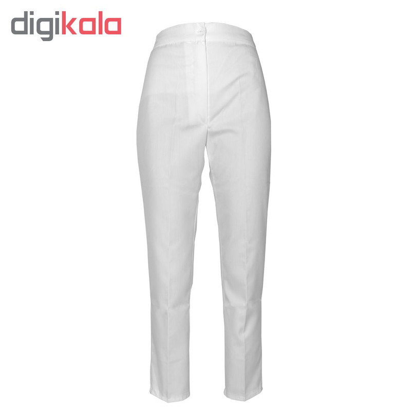 شلوار کار مدل براندو کد T01 رنگ سفید