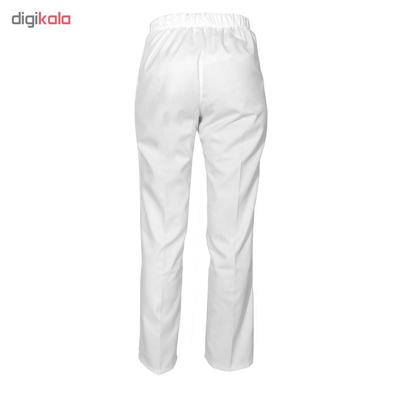 شلوار کار مدل براندو کد T01 رنگ سفید