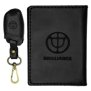 ست هدیه چرمینه اسپرت طرح برلیانس کد 44027-BM