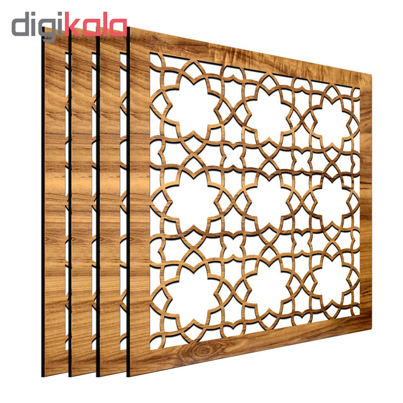 تایل سقفی کد LMG0052-A سایز 60*60 سانتی متر بسته 4 عددی