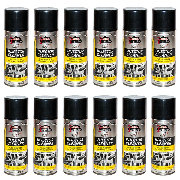 تمیز کننده سیستم سوخت اس پی دی مدل INJ45 حجم 450 میلی لیتر بسته 12 عددی