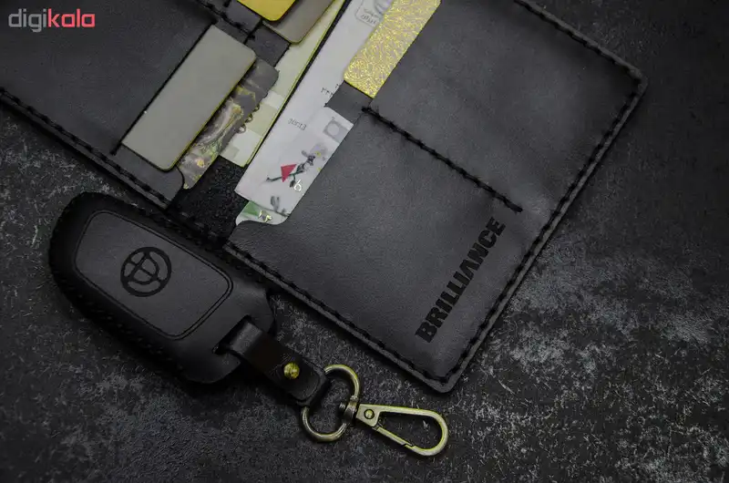 ست هدیه چرمینه اسپرت طرح برلیانس کد 44027-BKles