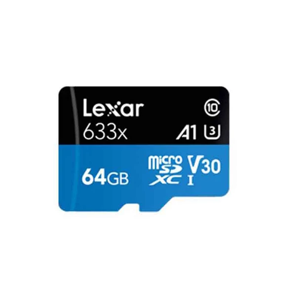 کارت حافظه‌ microSDXC لکسار مدل 633X کلاس 10 استاندارد UHS-I U3 سرعت ظرفیت 64 گیگابایت عکس شماره 1