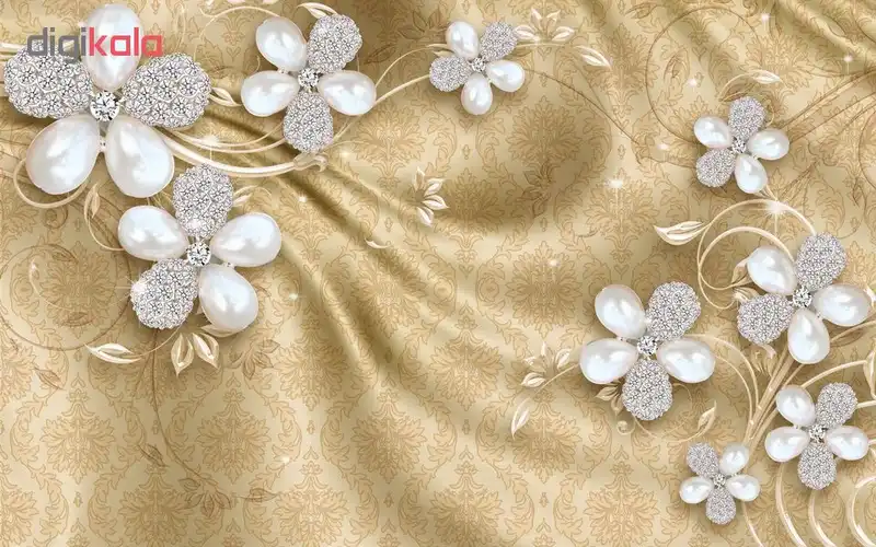 پوستر دیواری سه بعدی طرح گل کد 2118017