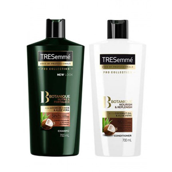 شامپو و نرم کننده مو ترزمی مدل Botanique حجم 700 میلی لیتر