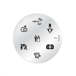 شابلون طراحی ناخن کناد کد s14