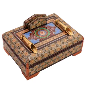 قلمدان خاتم کاری کد 997