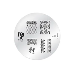 شابلون طراحی ناخن کناد کد m71