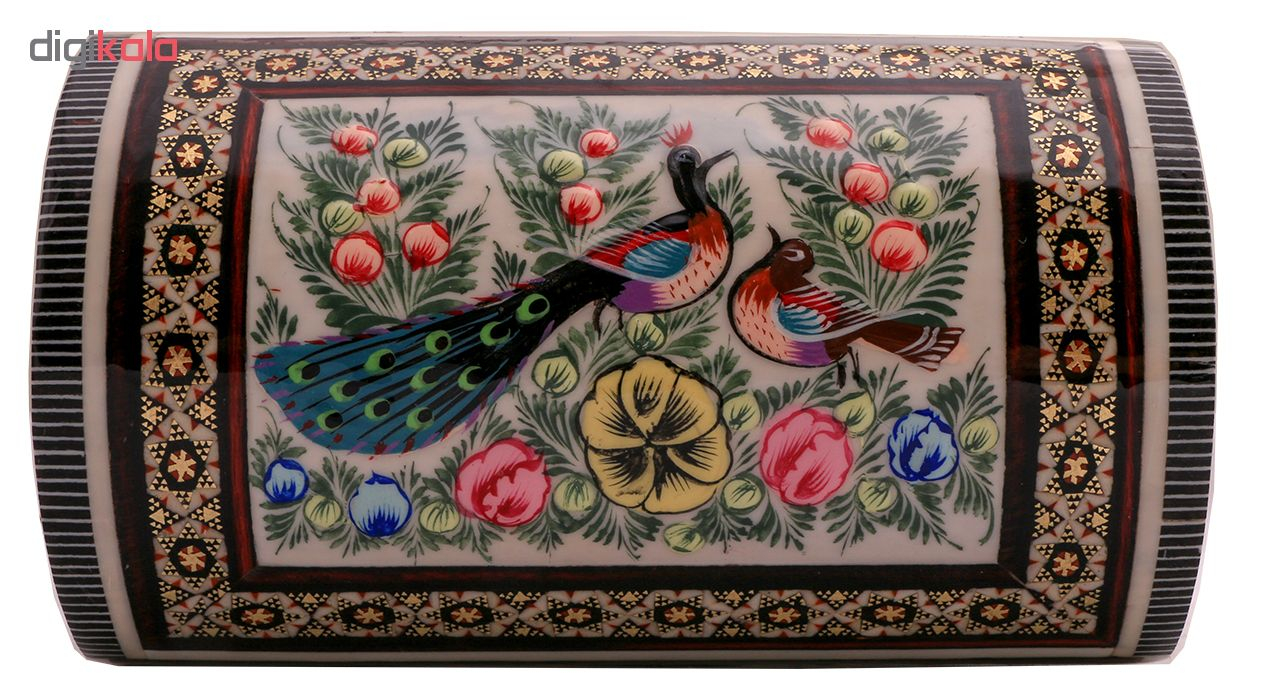 جعبه جواهرات خاتم کاری کد 1055