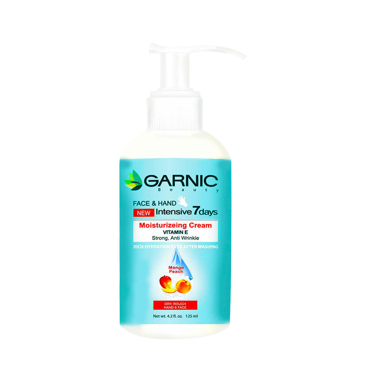 کرم مرطوب کننده گارنیک مدل Peach حجم 125 میلی لیتر