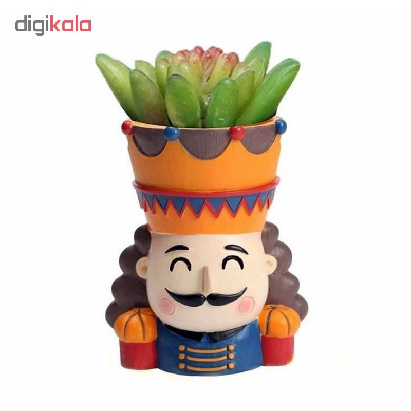 گلدان طرح پادشاه و ملکه مجموعه 2 عددی