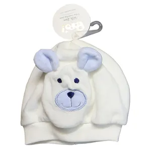 کلاه نوزادی پاپو طرح خرس کد B3-S