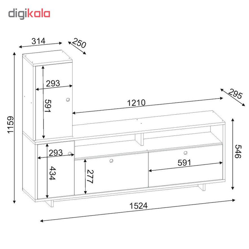 میز تلوزیون مدل L810