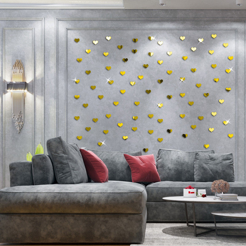 آینه پدیده شاپ طرح قلب کد 50