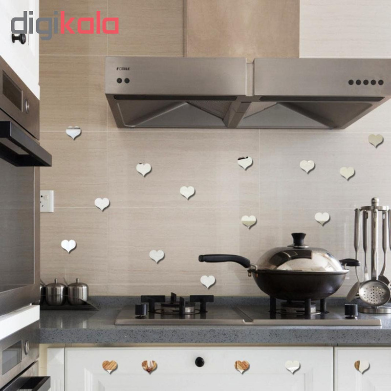 آینه پدیده شاپ طرح قلب کد 50