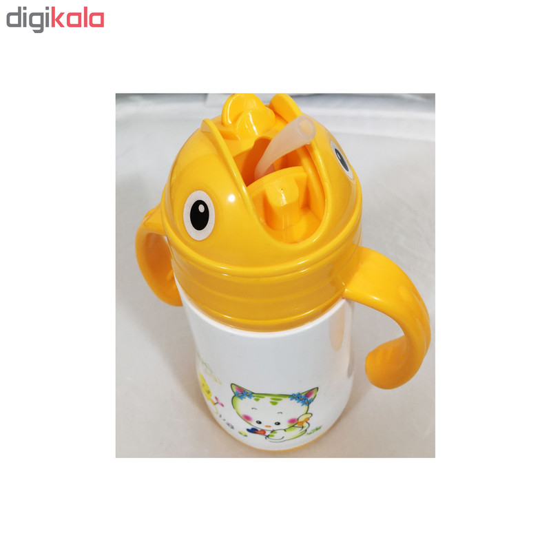 قمقمه کودک طرح گربه کد CH01 گنجایش 0.25 لیتر