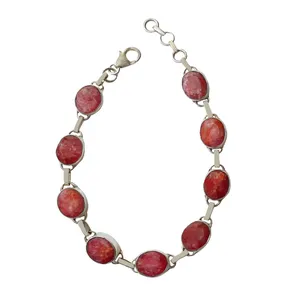 دستبند نقره زنانه کد 2017