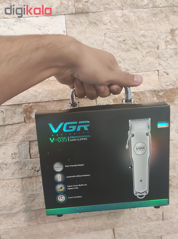 ماشین اصلاح موی سر و صورت وی جی آر مدل V-035