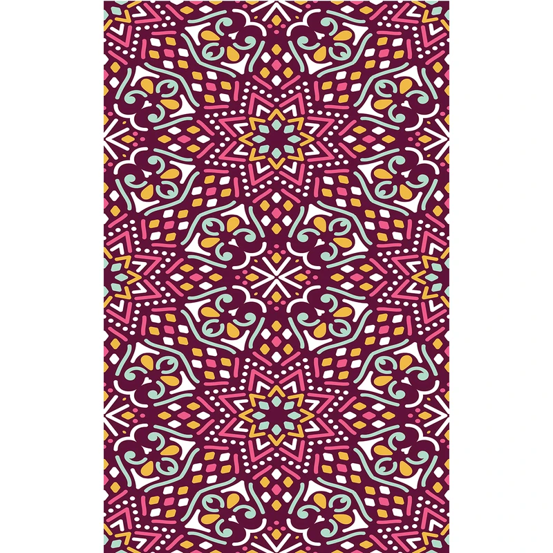 استیکر شیشه طرح بنفشه