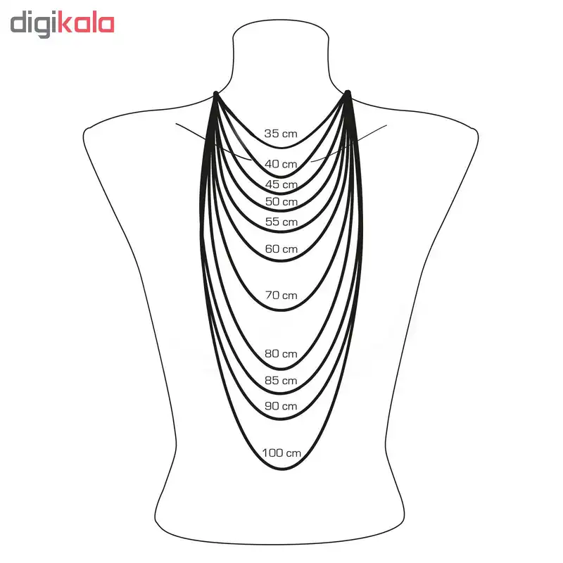 زنجیر زنانه مدل BO001-500