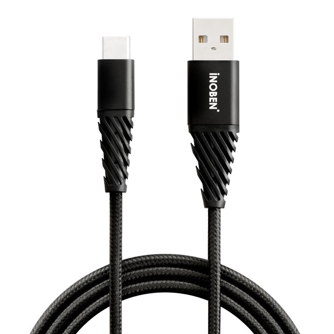 کابل تبدیل USB به USB-C کنفی آینوبن مدل Braided طول 1.2 متر