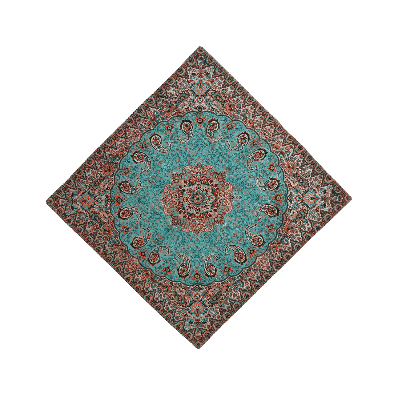 رومیزی ترمه طرح نسترن کد 22