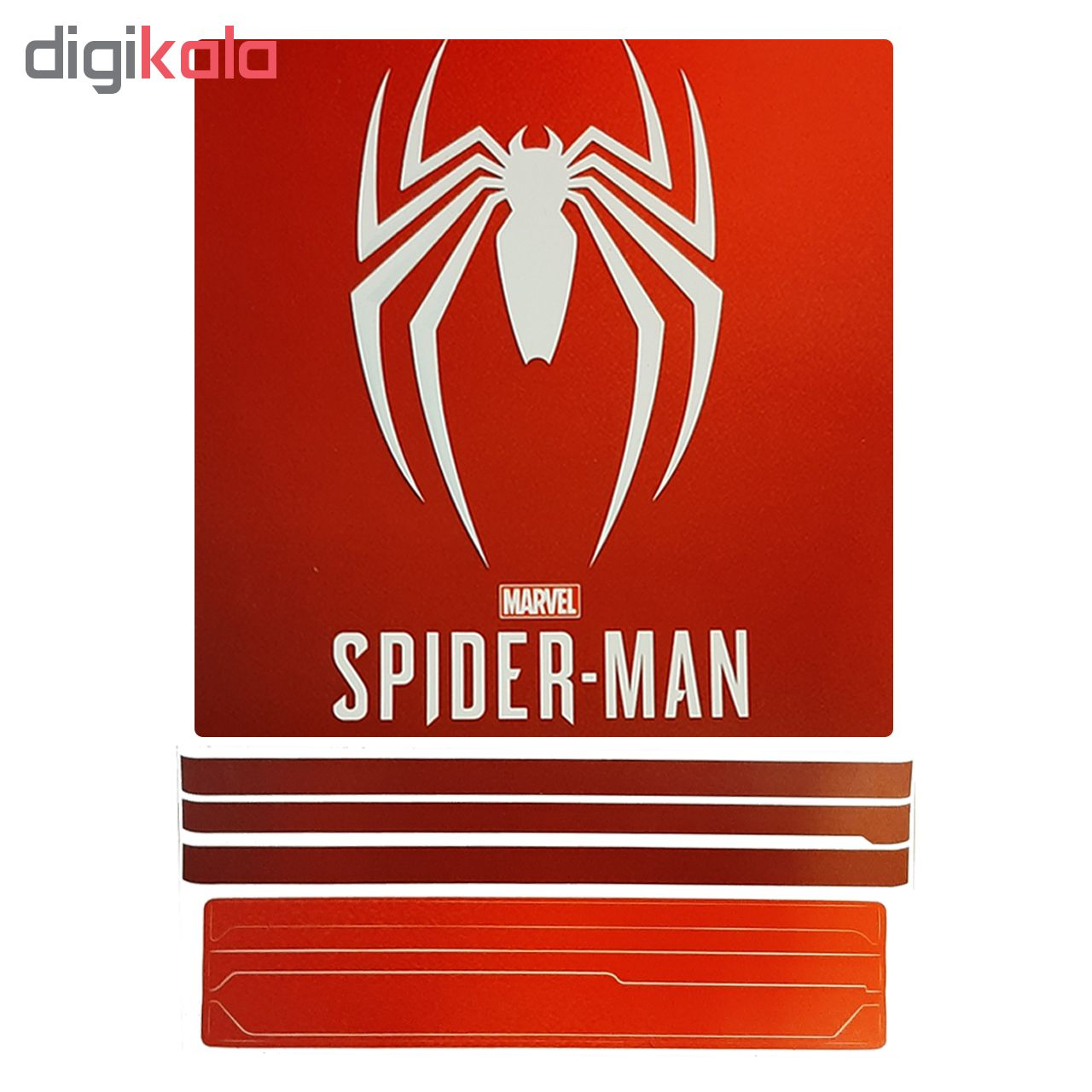 برچسب پلی استیشن 4 اسلیم طرح Spiderman