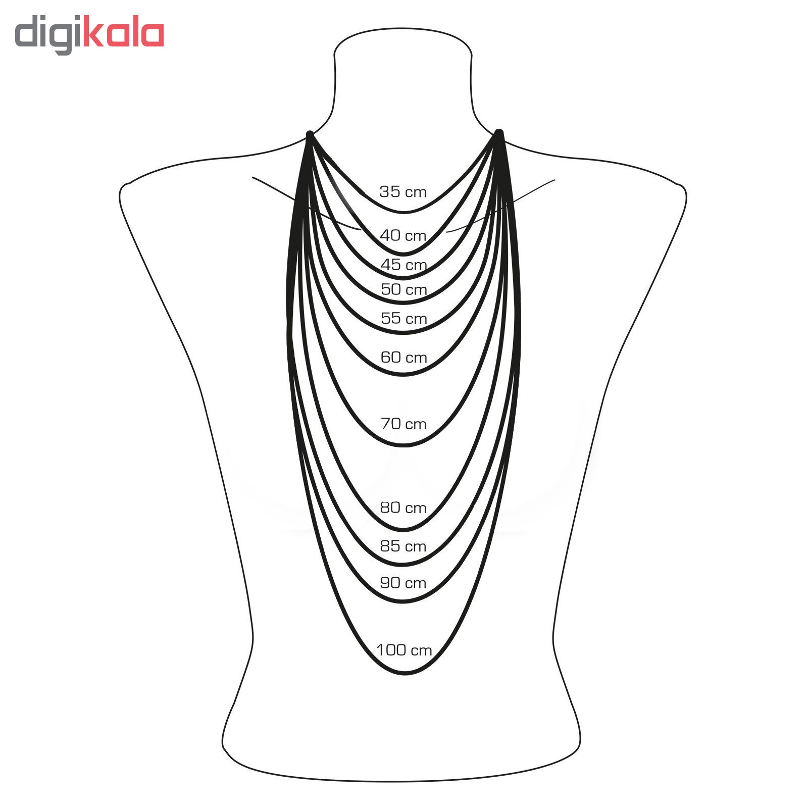 زنجیر زنانه کد SS001-550 زنجیر زنانه کد SS001-550