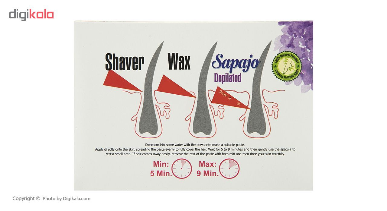 ماسک موبر ساپاژو مدل Protein and Vitamin مقدار 50 گرم بسته 10 عددی