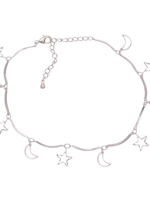 پابند زنانه طرح ماه و ستاره کد PA1116