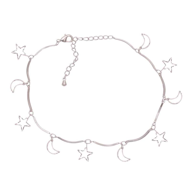 پابند زنانه طرح ماه و ستاره کد PA1116 پابند زنانه طرح ماه و ستاره کد PA1116