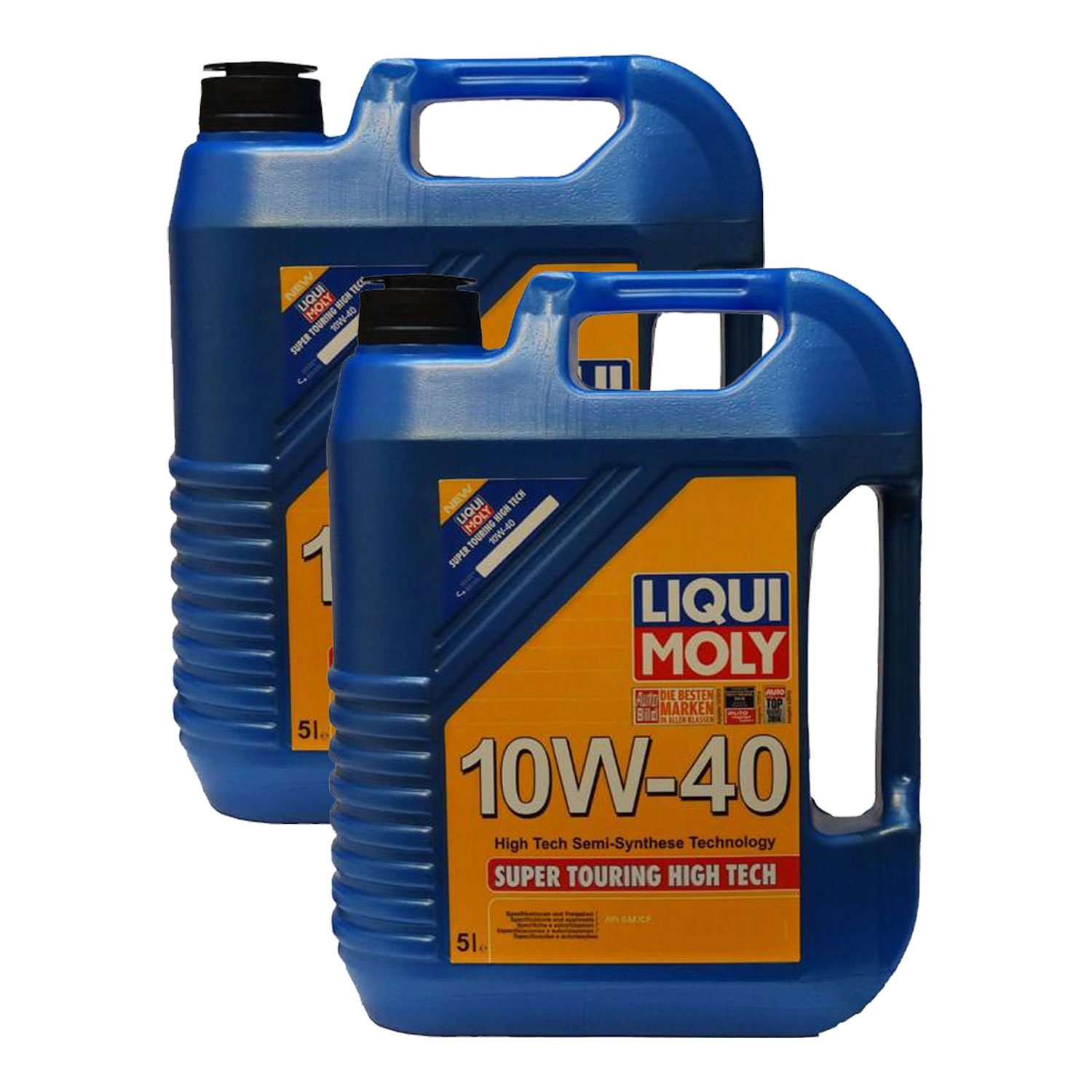 روغن موتور خودرو لیکومولی مدل Super Touring 10W_40 حجم 5000 میلی لیتر بسته 2 عددی