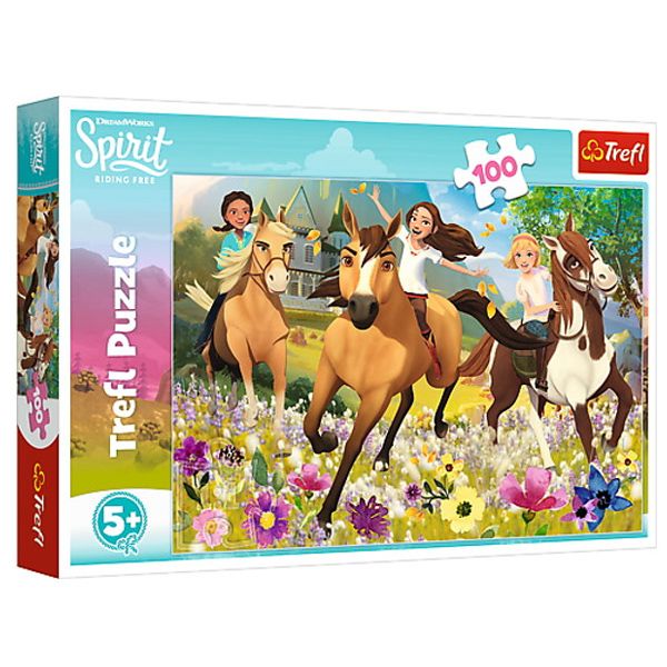 پازل 100 تکه ترفل مدل Spirit Riding Free پازل 100 تکه ترفل مدل Spirit Riding Free