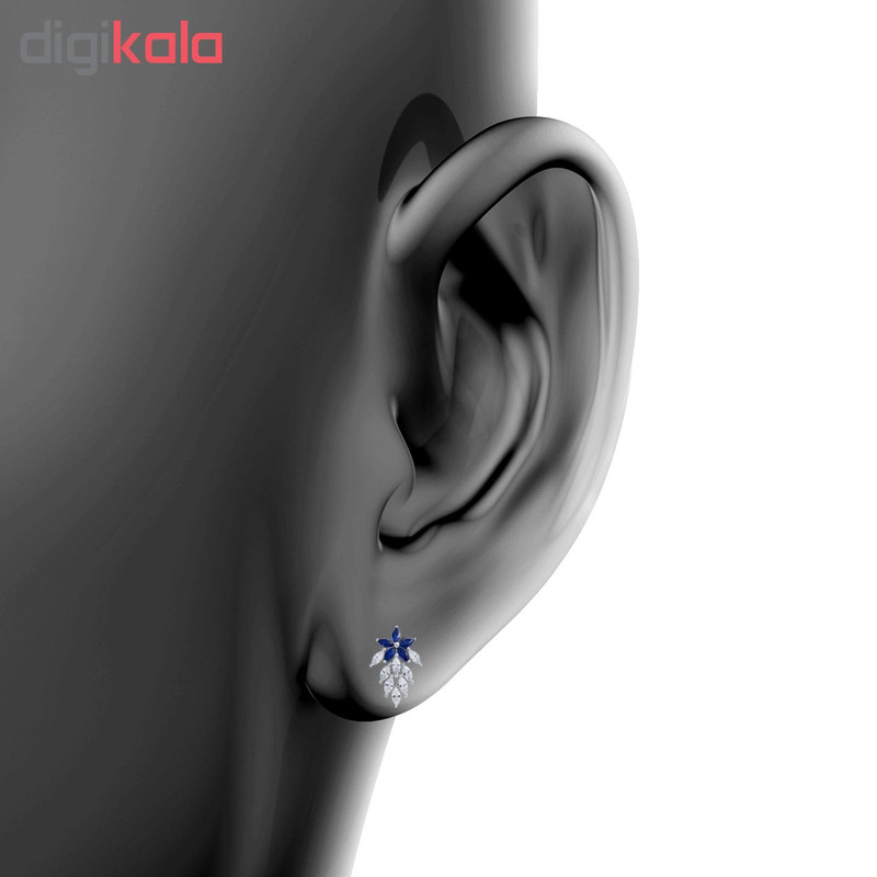 گوشواره نقره زنانه اقلیمه کد EN381