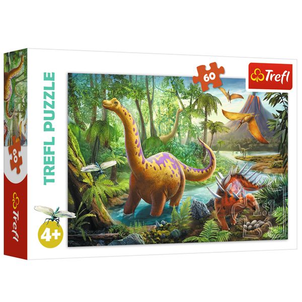 پازل 60 تکه ترفل مدل Dinosaurs پازل 60 تکه ترفل مدل Dinosaurs