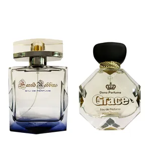 ادو پرفیوم مردانه دنا مدل هارولد رابینز حجم 100 میلی لیتر به همراه ادو پرفیوم زنانه مدل گریس حجم 100 میلی لیتر
