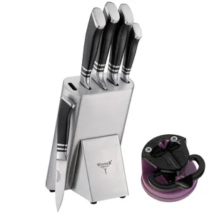 سرویس چاقو آشپزخانه 7 پارچه وینر کد W7337PU به همراه چاقو تیز کن