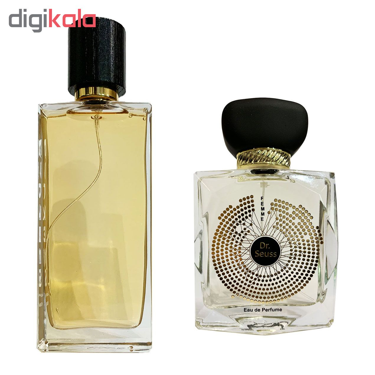 ادو پرفیوم مردانه دنا مدل دیکنز حجم 100 میلی لیتر به همراه ادو پرفیوم مردانه مدل دکتر سوس حجم 100 میلی لیتر